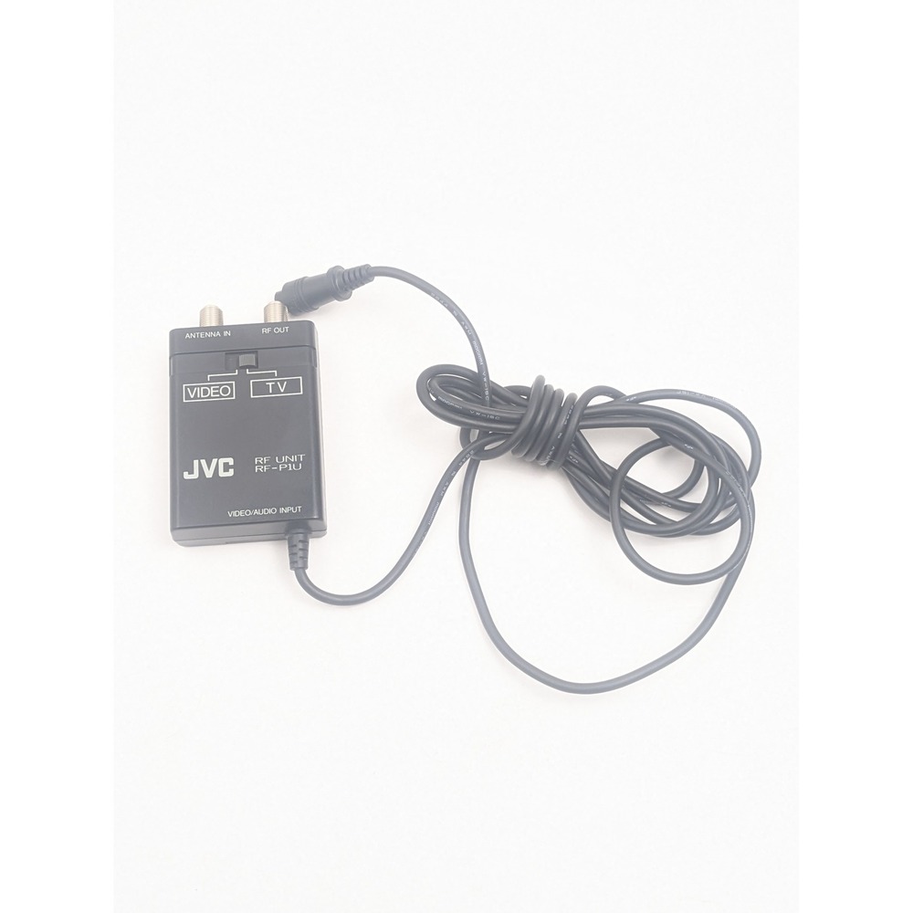 JVC RF Unit RF P1U Video Audio Input Antenna‎ In Out RF Modulator Adapter